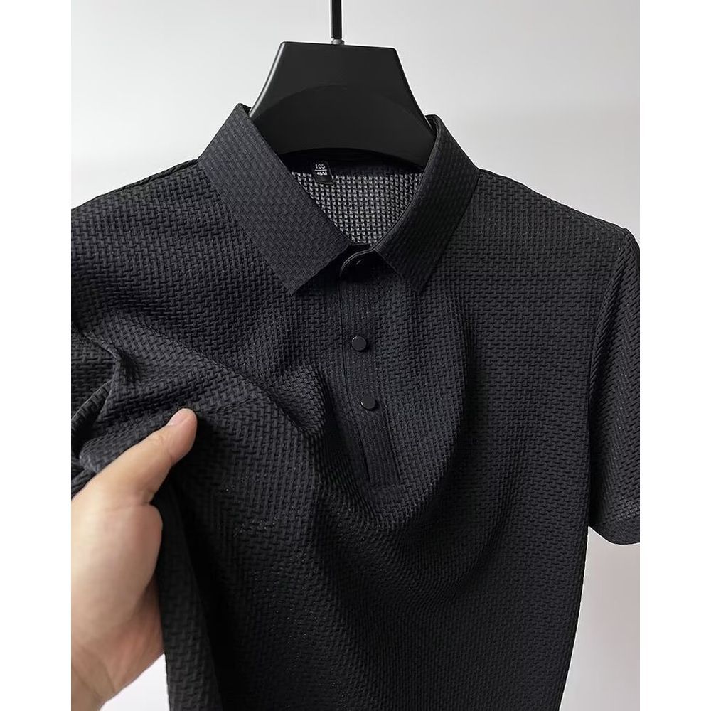 Short-sleeved Polo Shirt Fashion Men's T-shirt Tops